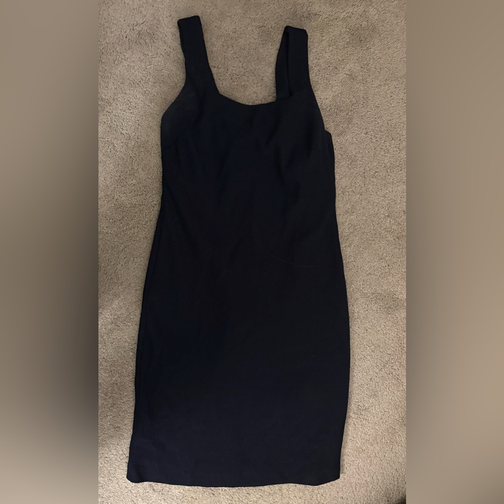 Navy Blue Sleeveless Dress